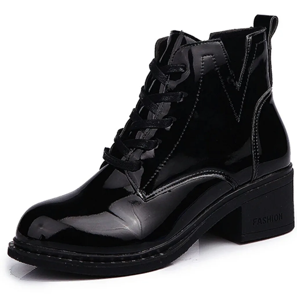 Women's Boots Winter Strap Knee Bootie Lace Up Warm Causal Solid Shoes Woman Women zapatos de mujer | Обувь