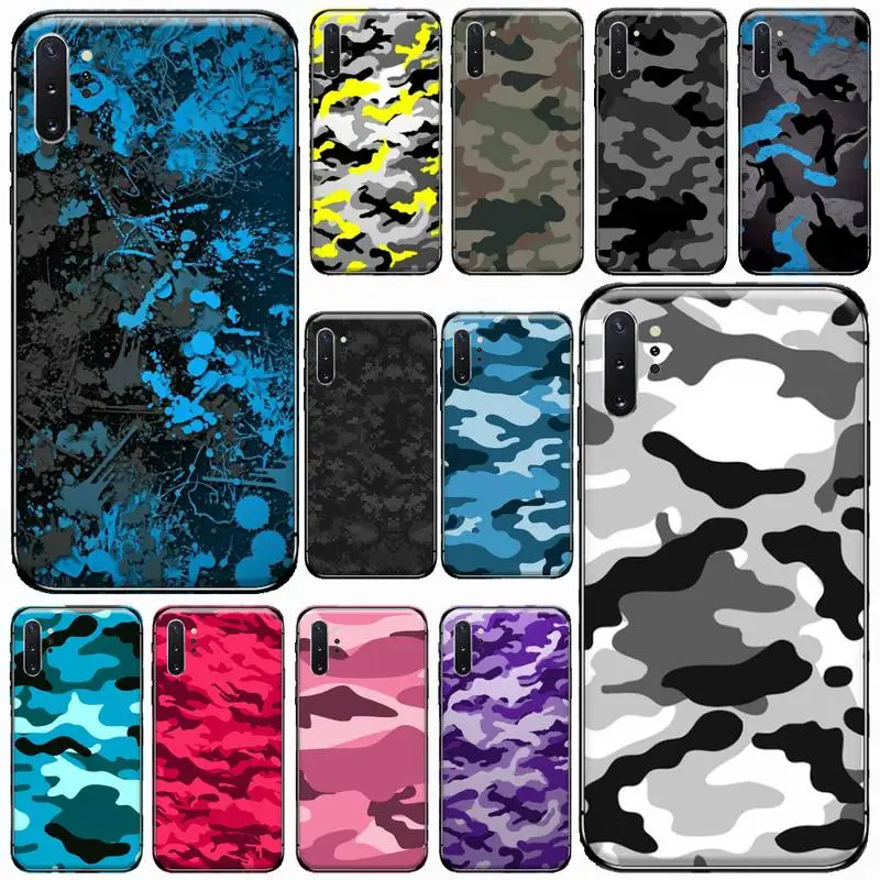 

Military Army Camo Camouflage Pattern Phone Case For Samsung Galaxy S8 S9 S10 Plus S10E Note 3 4 5 6 7 8 9 10 Pro Lite cover