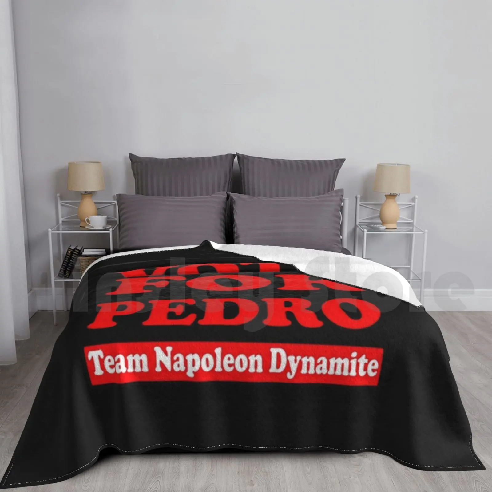 

Vote For Pedro / Team Napoleon Dynamite Blanket For Sofa Bed Travel Vote Efrain Antonio Ramírez American Actor