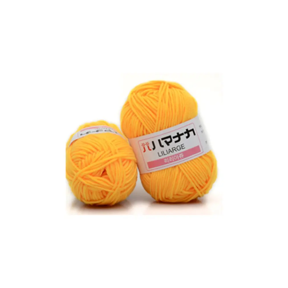 

Retail 25g/ball Colorful 4# Combed Soft Baby Milk Cotton Yarn Fiber Velvet Yarn Hand Knitting Wool Crochet Yarn DIY SweaterJK476