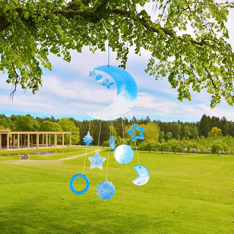 Силиконовая форма в виде Луны и колокольчика инструменты для рукоделия