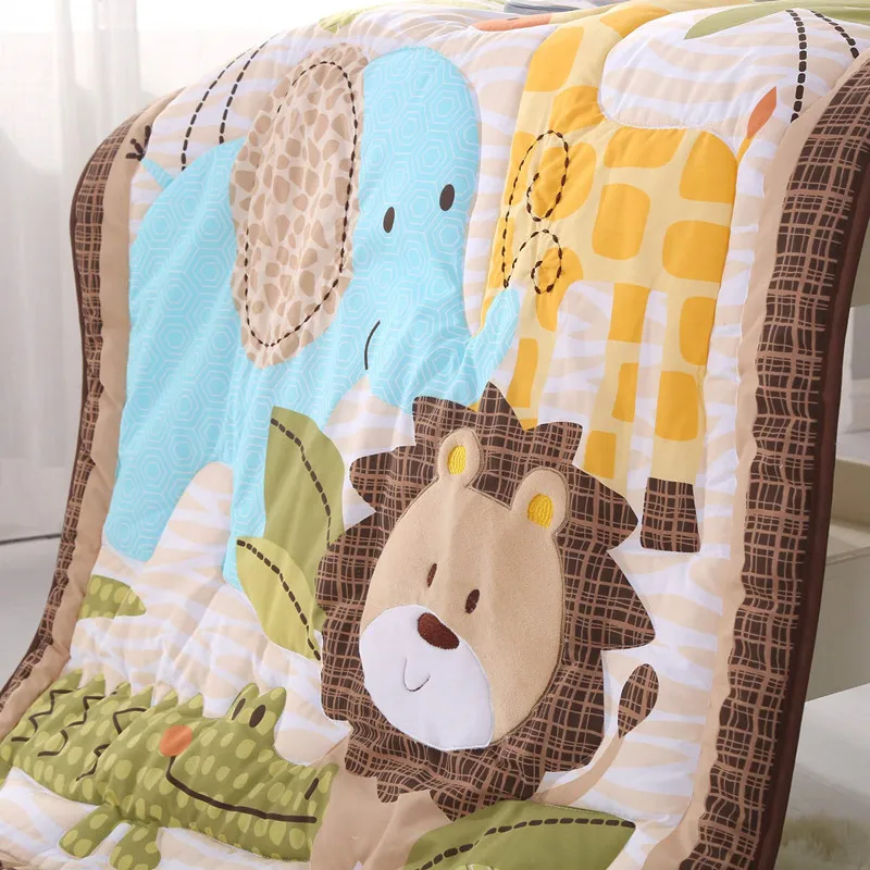 Комплект постельного белья для новорожденных из 7 предметов супермягкая защита