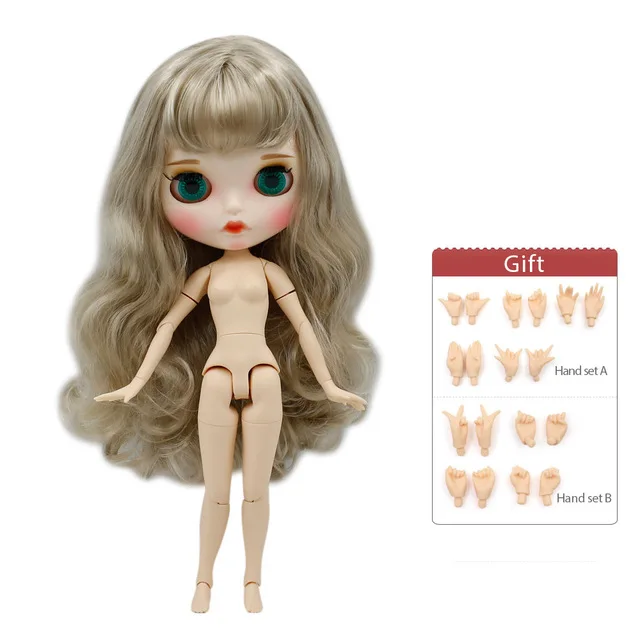 Ледяная фабрика blyth кукла Обнаженная шарнир тело 1/6 BJD 30 см модные куклы игрушки подарок специальная цена на продажу - Цвет: 230BL3167N