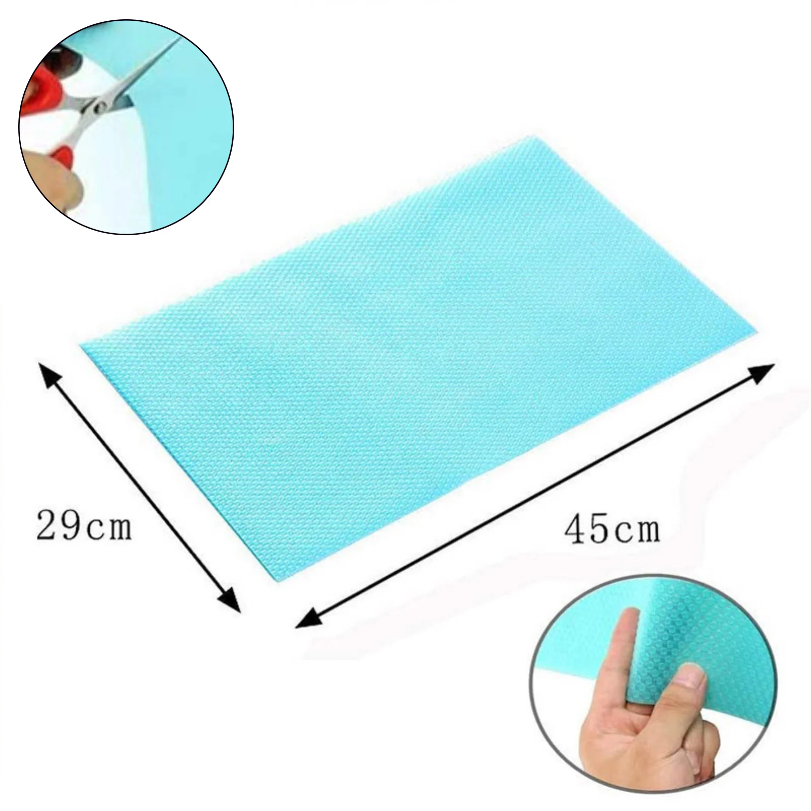 

9pcs/set Refrigerator Pad Antifouling Refrigerator Liners Washable Mildew Refrigerator Mats Can Be Cut Refrigerator Fridge Mats