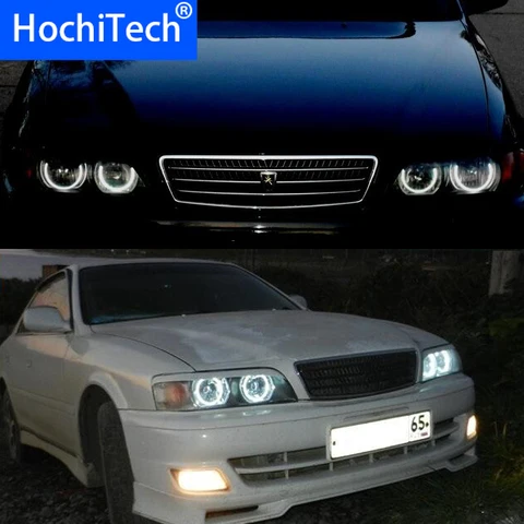 Комплект светодиодных фар «ангельские глазки» 1996, 1997, 1998, 1999, 2000, 2001, для Toyota X100, Chaser, RGB