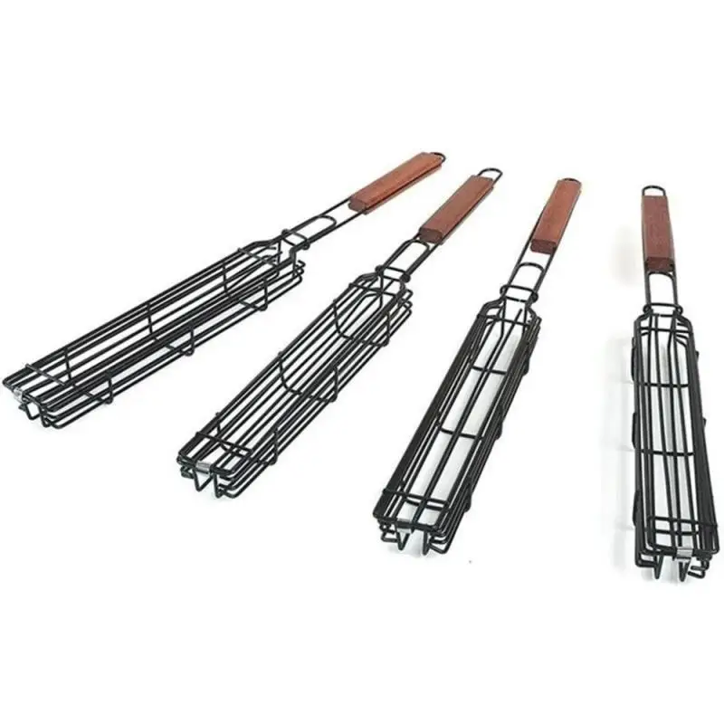 Переносная корзина для барбекю Kabob многоразовый прочный антикоррозийный