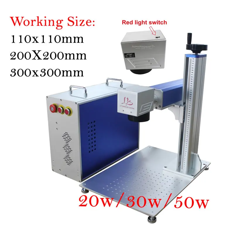 

Mini Desktop Fiber Laser Marking Printing Machine 20W 30W 50W Laser Source Raycus Fiber Laser Engraver for Metal Carving Mobile