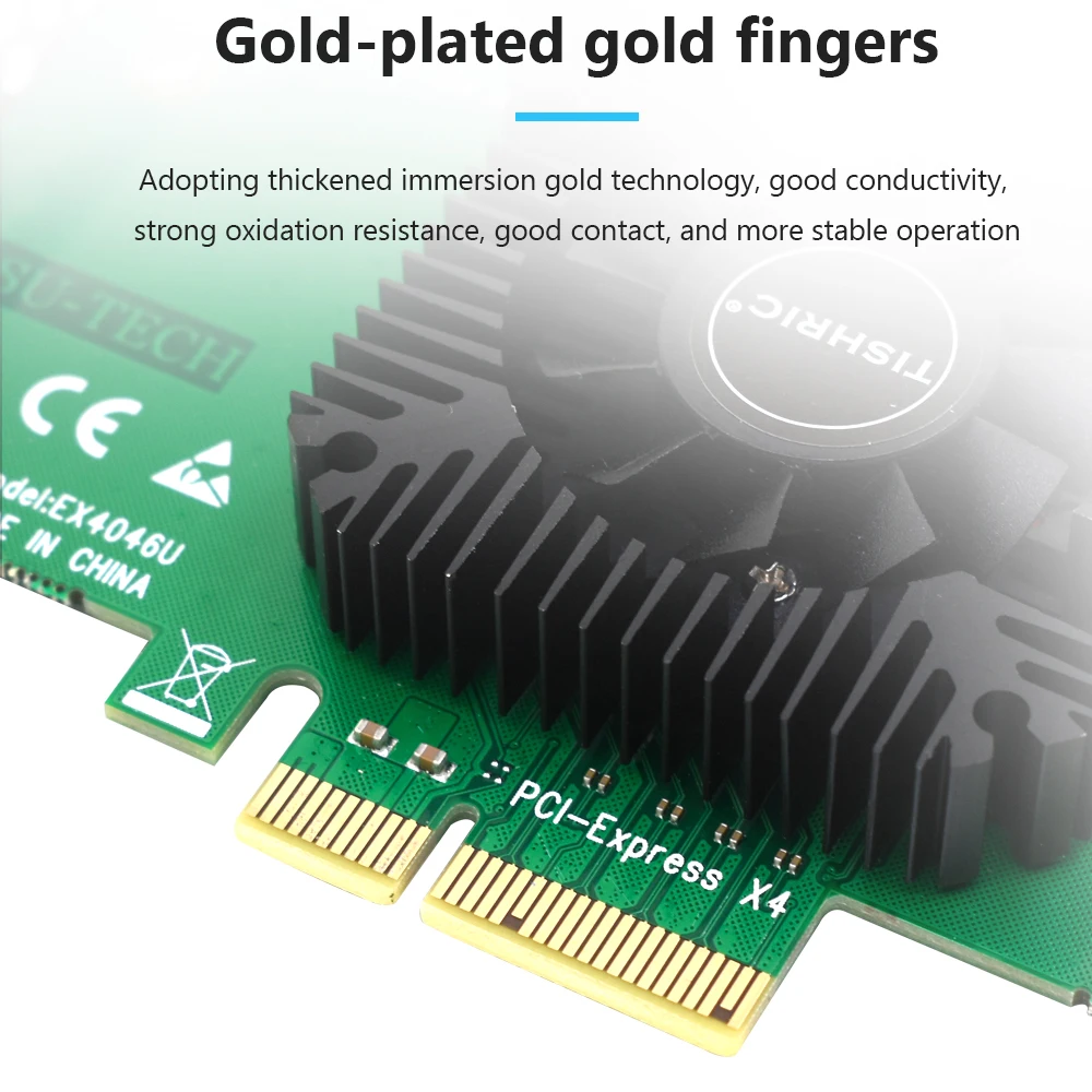 Расширительная плата TISHRIC с 4 портами на 6 портов USB 3 0 усилитель PCI-Express слот 4X 16x