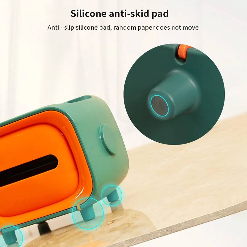 

Tissue Box Remote Control Holder Makeup Cosmetic Storage Box Napkin Paper Container Desk Organizer Decoration Tools