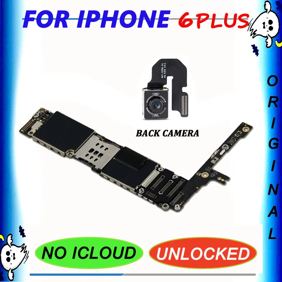 Оригинальная разблокированная материнская плата для iphone 6 Plus P 5 'ཌG 64G 128G без