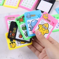 1pc sliding jigsaw early educational toy developing intelligence for children number animal cartoon puzzle game toys