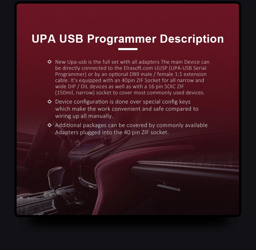 UPA USB 1,3 OBD2 программист диагностический Основной блок ECU Чип Tunning UPA USB UPA USB V1.3 с полным адаптером