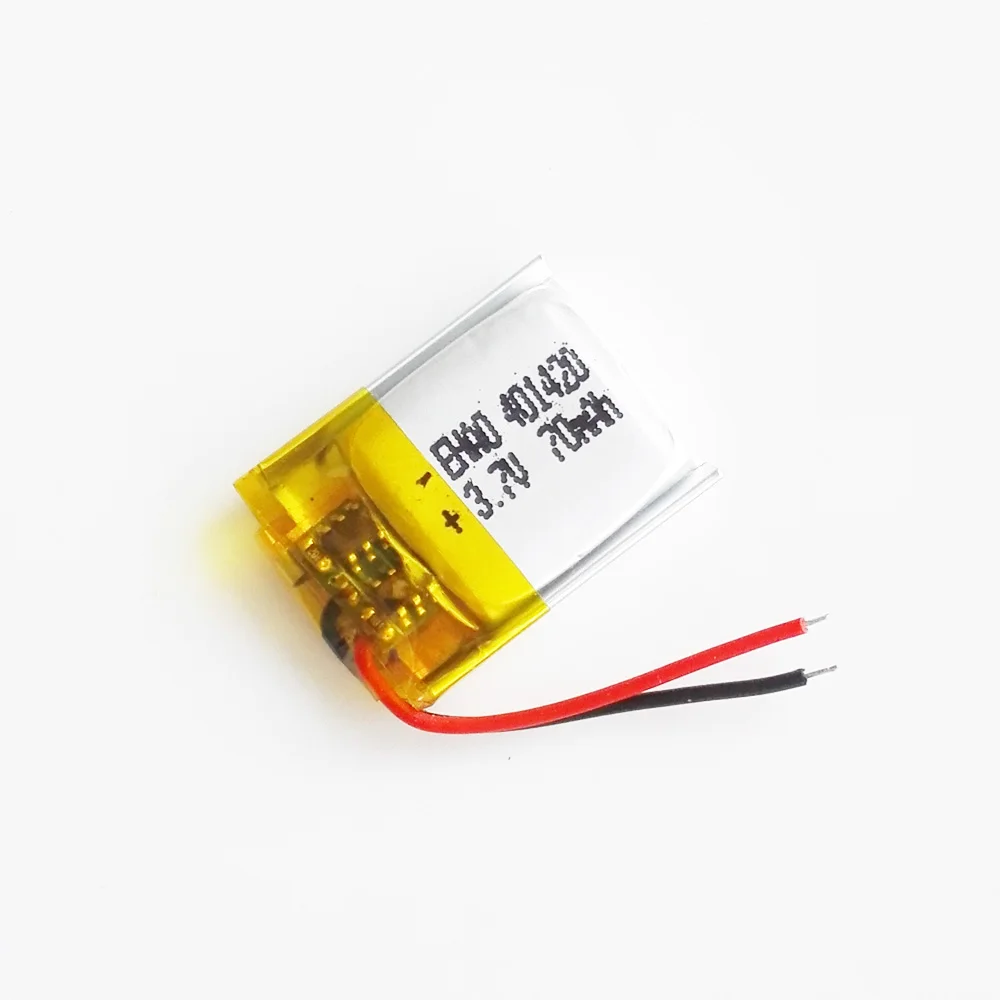 Литий полимерная аккумуляторная батарея 3 7 401420 в 70 мАч 10 шт.|rechargeable battery|battery for