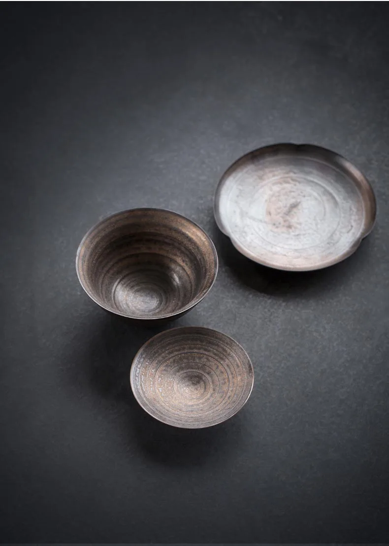 150 мл ручной работы Винтаж Японский стиль грубая керамика Gaiwan керамика Tureen кунг-фу чайные пиалы чашка для чая ретро украшения дома ремесла