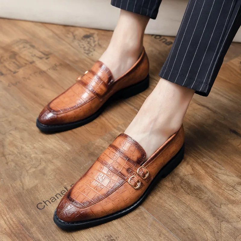 

Designer Men's Shoes Formal Shoes Luxury Moccasins For Men Trend Gentleman Loafers Luxurious Men's Leather British Style