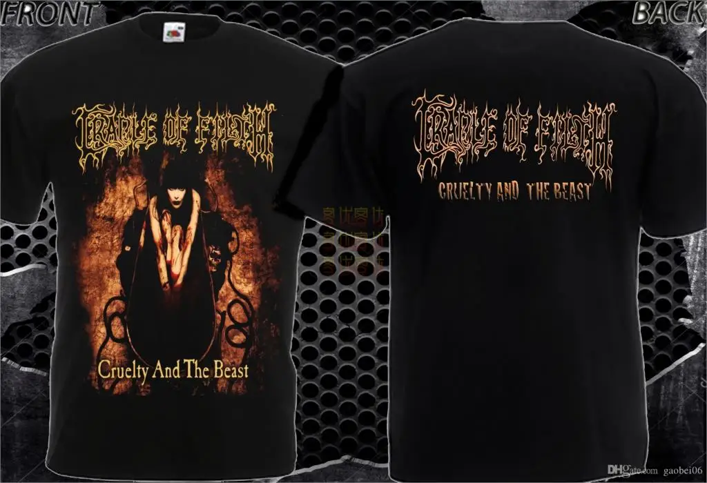 

Cradle of Filth-Cruelty and the Beast - NEW T-SHIRT -DTG PRINTED TEE SIZE-S 7XL