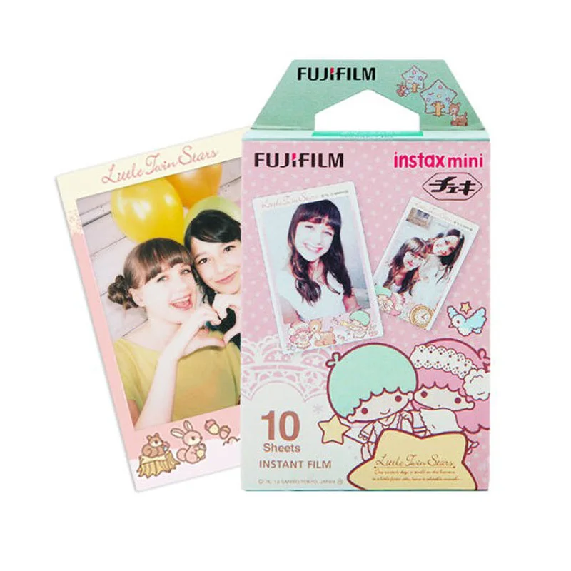 10 листов fuji fujifilm instax mini Color edge fims для instant camera mini 7s 25 50s 8 90 фотобумага - Цвет: Gemini