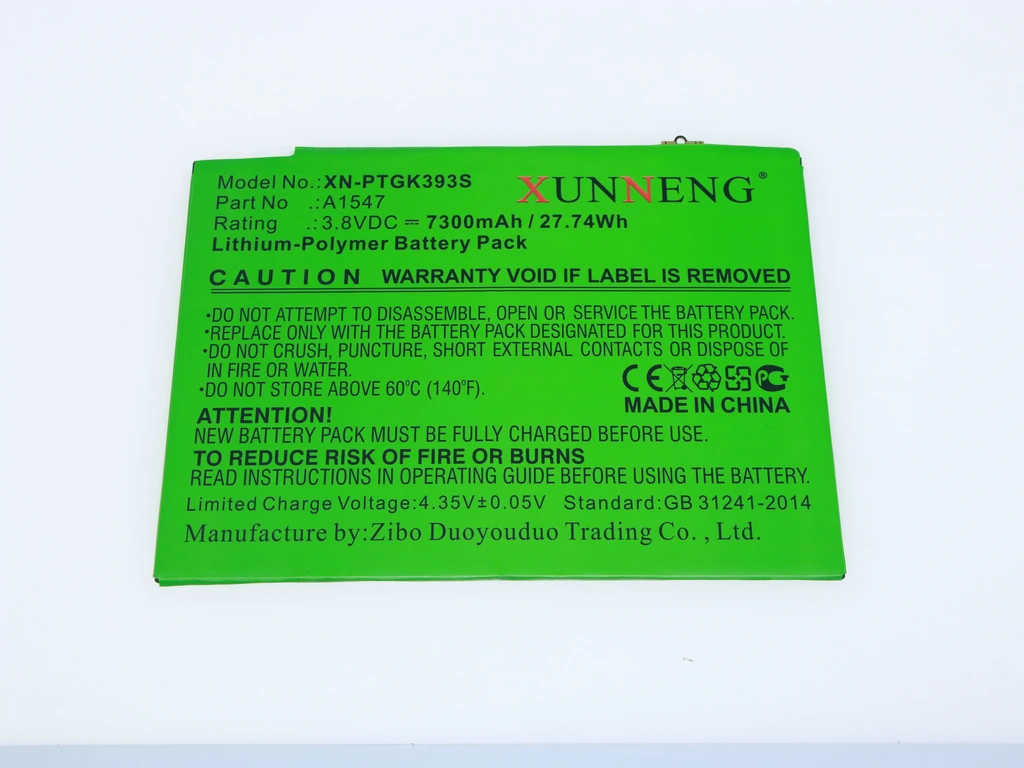 Аккумулятор xunneng 616-0559 616-0561 для Apple iPad 2 3G WIFI A1376 A1316 16 Гб Wi-Fi MH2V2LL/A 7200 мАч | Электроника