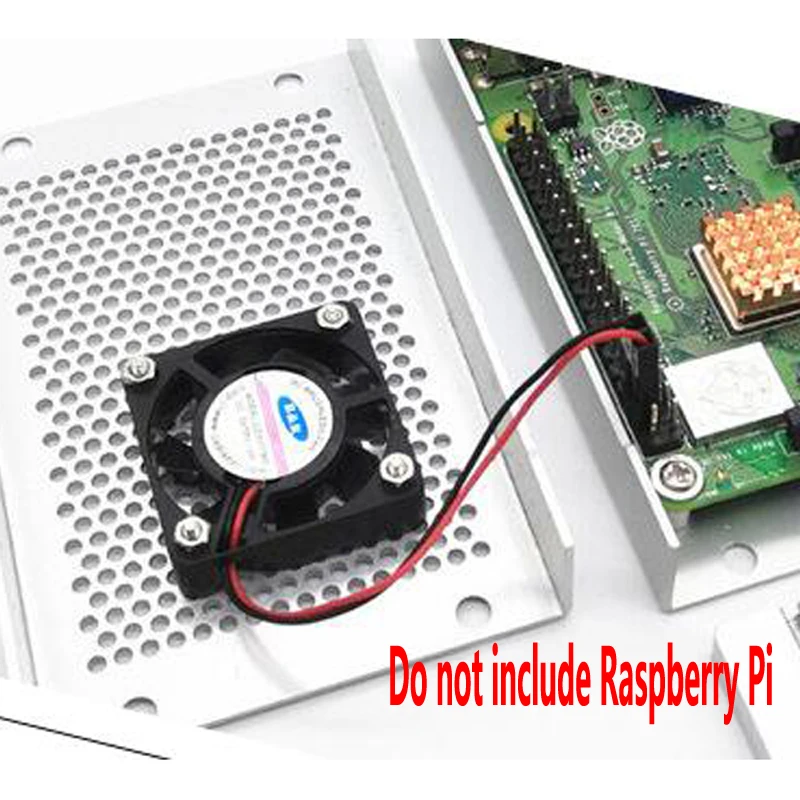 Raspberry Pi 4 Алюминий чехол серебристый металлический корпус для RPI Модель B что