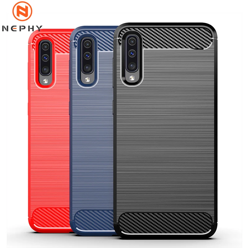 Роскошный мягкий чехол из углеродного волокна для Samsung Galaxy S6 S7 Edge S8 S9 S10 Plus Note 8 9 10 Pro