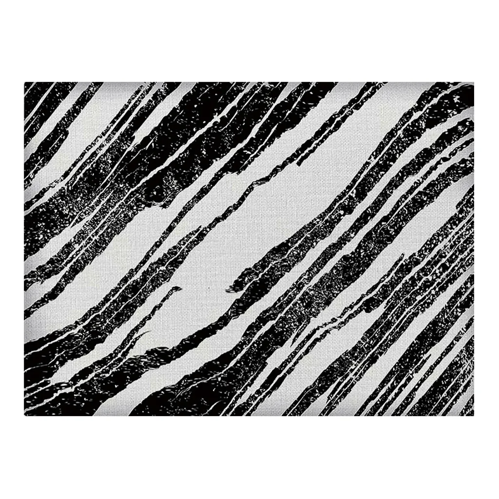 Кухонная подставка из хлопка и льна с геометрическим принтом 32x21 см|Коврики