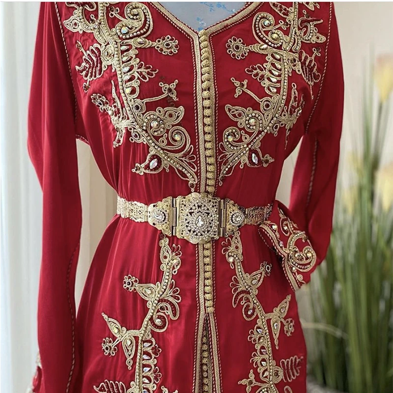 

Arabian Drop Shaped Rhinestone Waist Chain Bridal Jewelry Belt Moroccan Wedding Belt Long Chain Women's Waist Chain