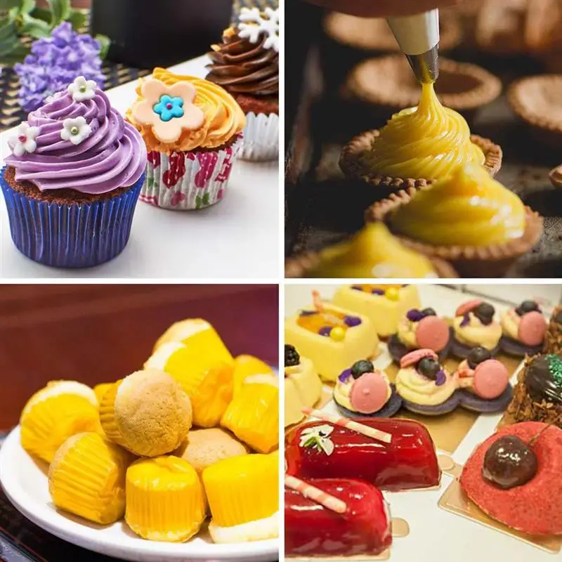 

83PCS Cake Baking Accessories Stainless Steel Reusable Pastry Bag Cake Smoother Flower Nail Piping Nozzles Cake Decorating Tools