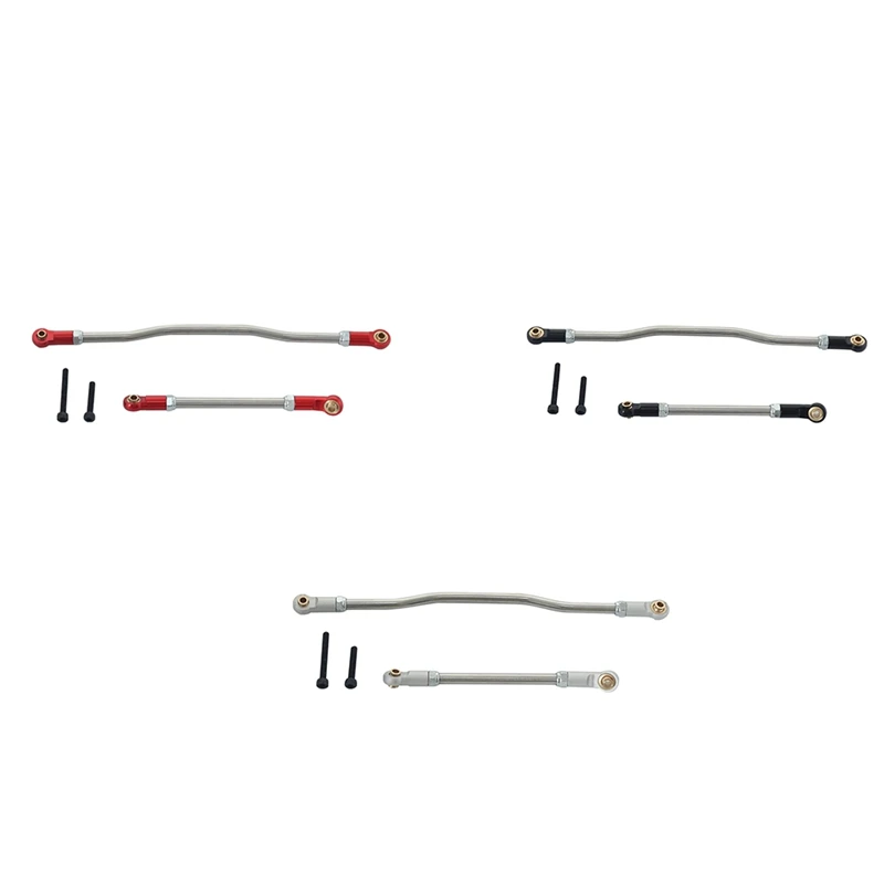 

2 шт. регулируемый стержень рулевого управления металлический конец стержня для 1/10 RC гусеничного автомобиля осевой Каприс 1,9 UTB AXI03004 части