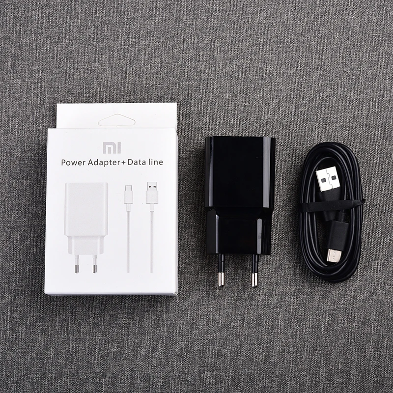 Оригинальный адаптер питания Xiaomi Mi6 18 Вт EU QC 3 0 быстрое зарядное устройство кабель