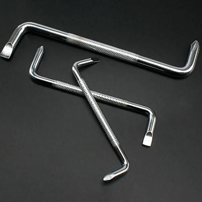 

3 Pcs Bending Screwdriver Set with Z Type Alloy Steel Labor-saving Repair Tool