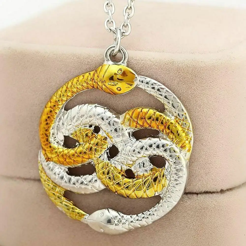 Подвеска AURYN Бесконечная история ожерелье Ouroboros амулет змея|Ожерелья с подвеской|
