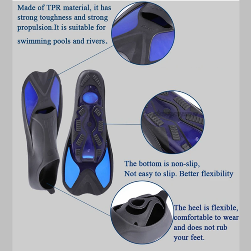Плавники для дайвинга мужчин и женщин профессиональные Плавающие Ласты