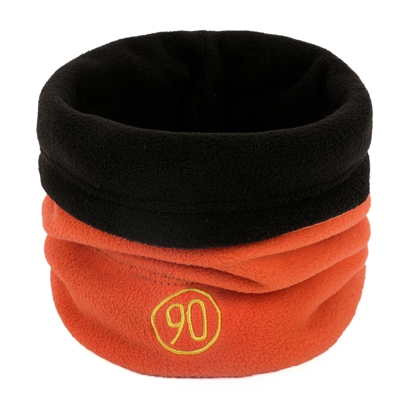 

Winter Faux Fleece Neck Gaiter Warmer Drawstring Circle Scarf Reversible Beanie 85WB