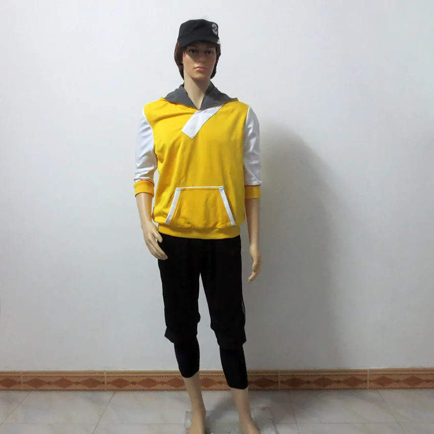 Костюм для косплея желтого цвета униформа на Хэллоуин любой размер |