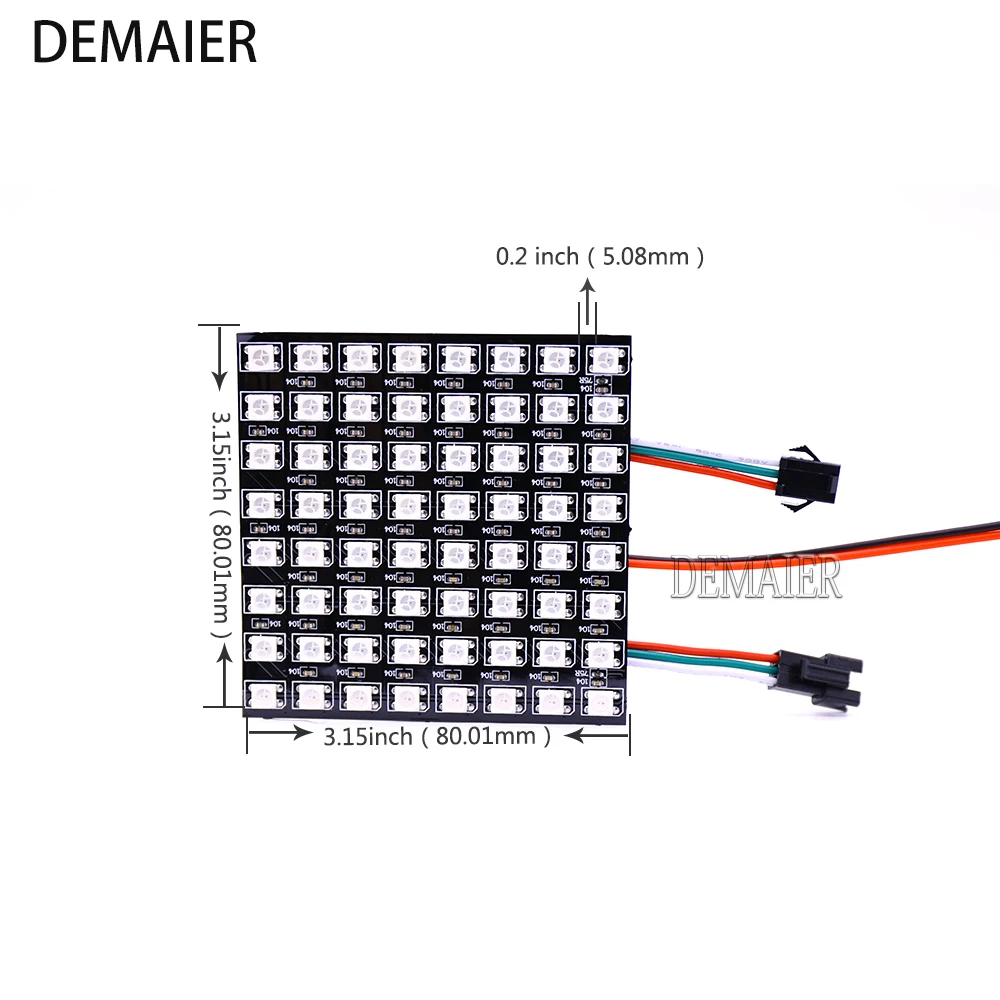 WS2812B гибкий пиксель 8x8 16x16 8x32 SK6812 индивидуальная Adressierbare Digitale led modul панель Гибкая DIY