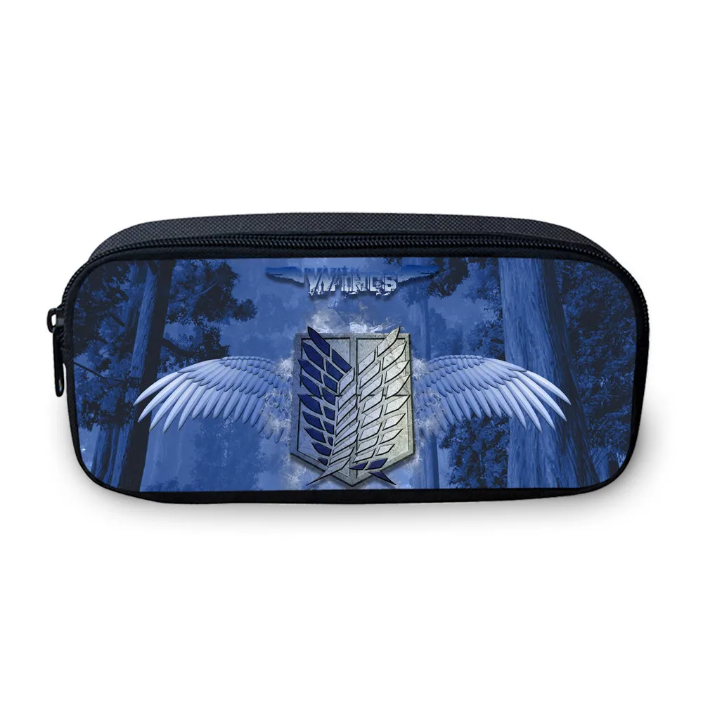 Кошелек VEEVANV новая ручка для девочек Attack on Titan держатель 3D мультяшный пенал