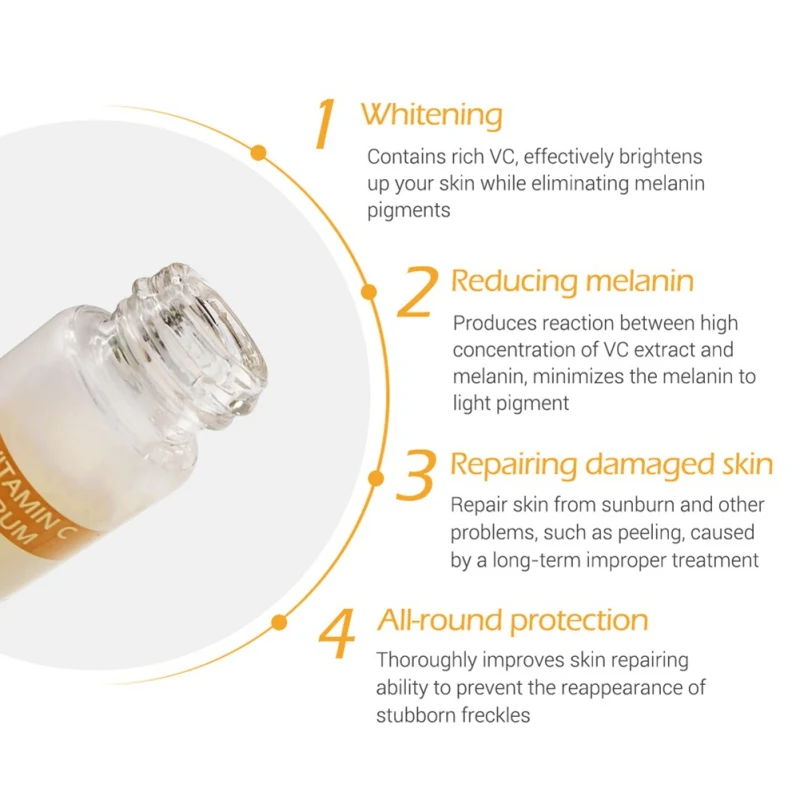 15 мл витамин C Сыворотки для лица с гиалуроновой кислотой лучшая Антивозрастная