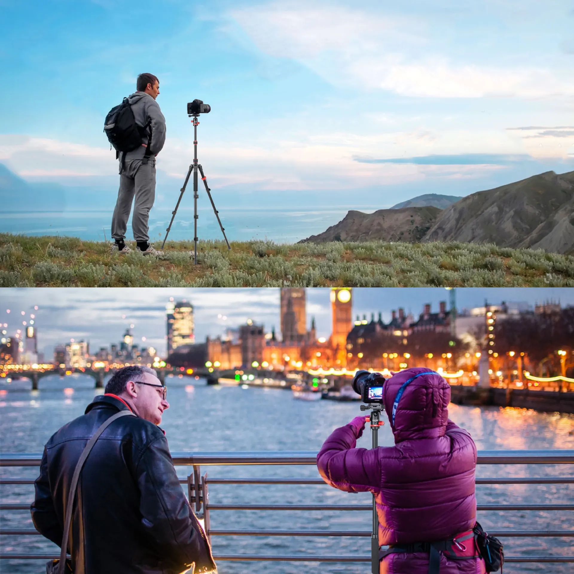 Photographic Camera Tripod ZOMEI Zhuomei M5 Magnesium-aluminum Alloy Mobile Phone Live Support Iphone for | Электроника