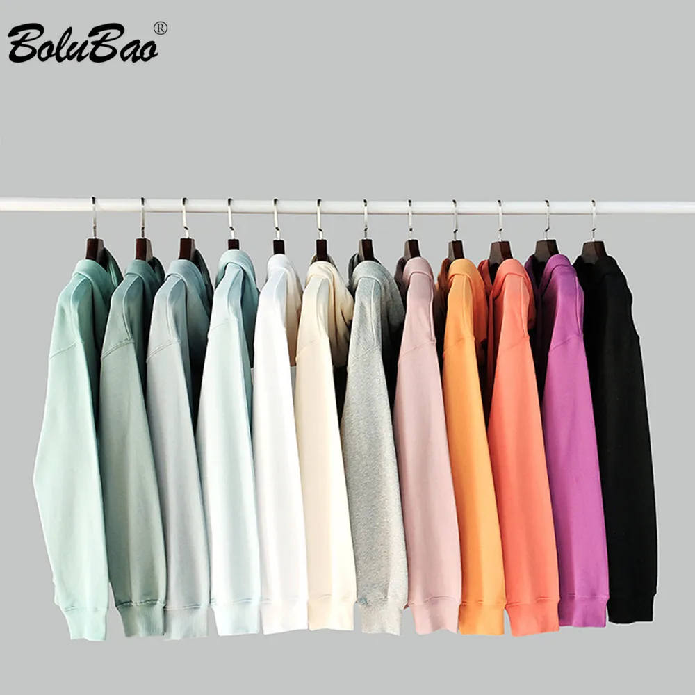 

BOLUBAO Брендовые мужские однотонные толстовки 2022 Новые мужские модные Harajuku хлопковые толстовки с капюшоном парные повседневные толстовки топы Мужские