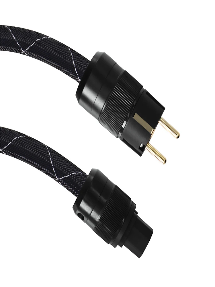 Разъем питания Schuko AC с позолоченным покрытием 24 К 1 пара + разъем IEC|iec power connector|ac