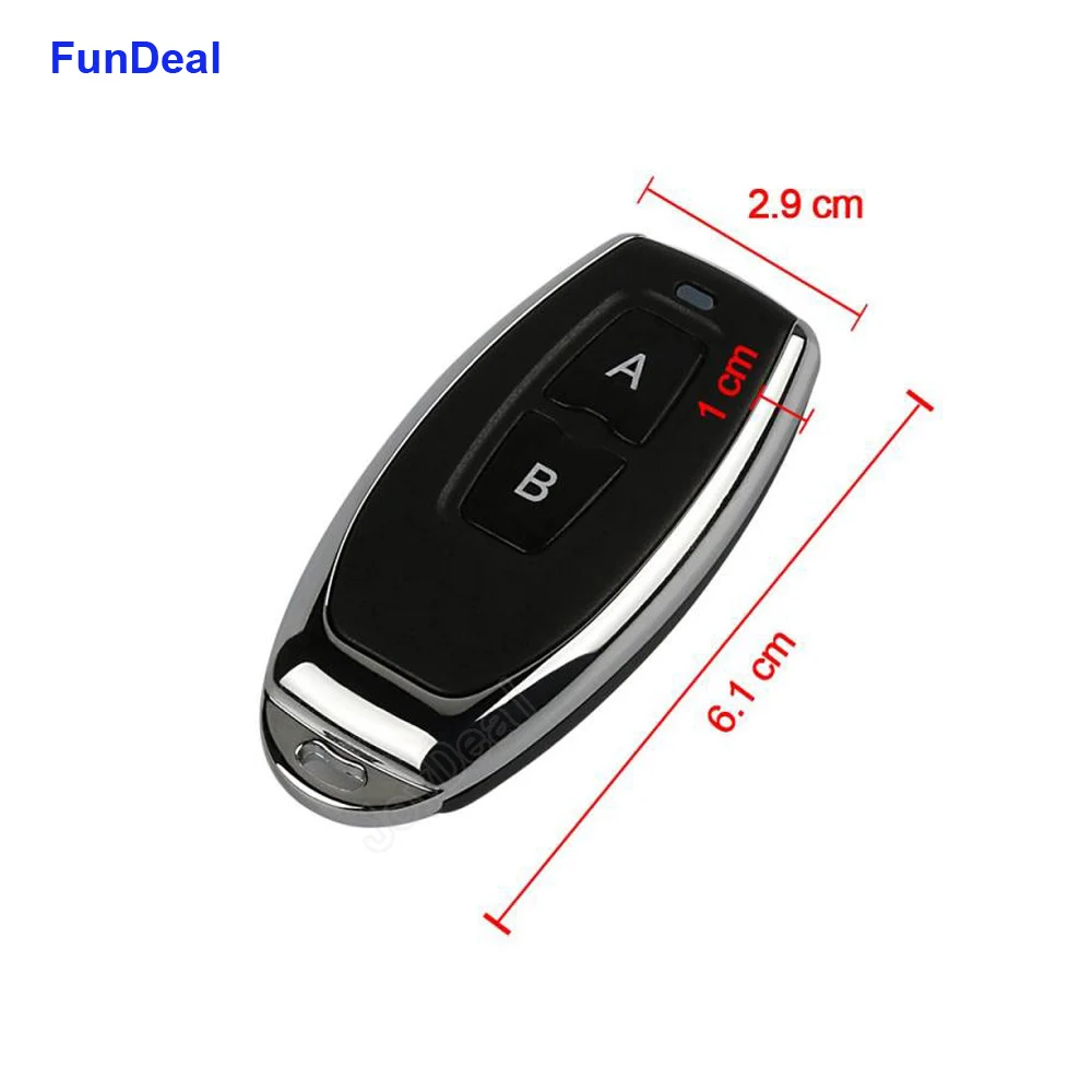 Универсальный беспроводной Радиочастотный выключатель 433 МГц 110 В 220 2 канальный