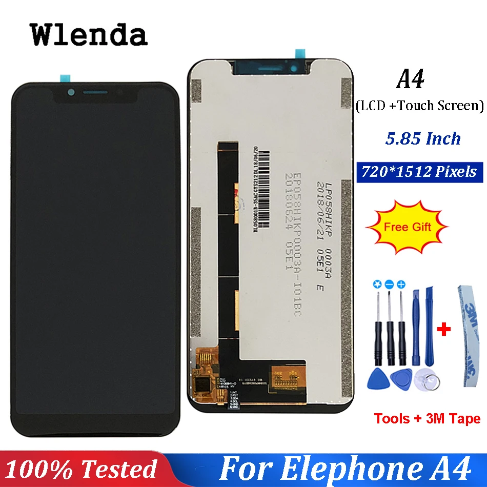 Для ЖК дисплея Elephone A4 и сенсорного экрана 5 85 дюймов аксессуары для Pro LCD +