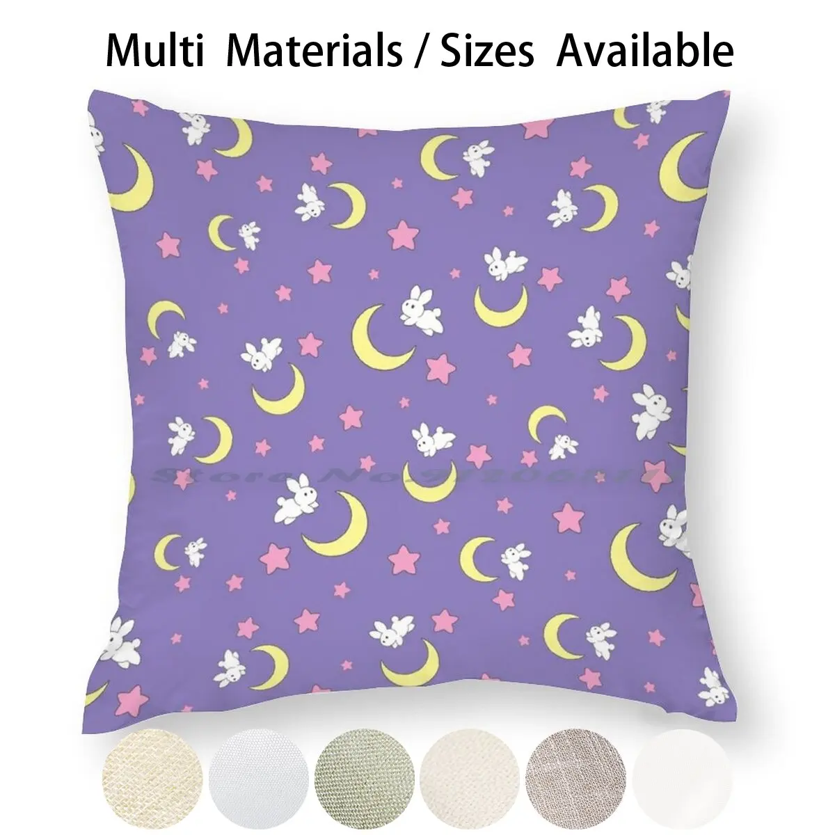 Чехол с кроликом Луны наволочка для подушки из хлопка и льна простыня рисунком