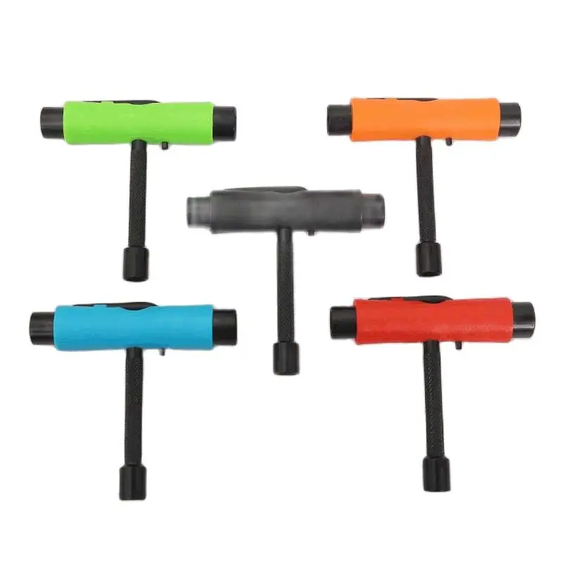 

Professional All-in-one T-type Skate Tool T-skating L-shaped Screwdriver Socket Multi-functional Skateboard Adjusting T-tool