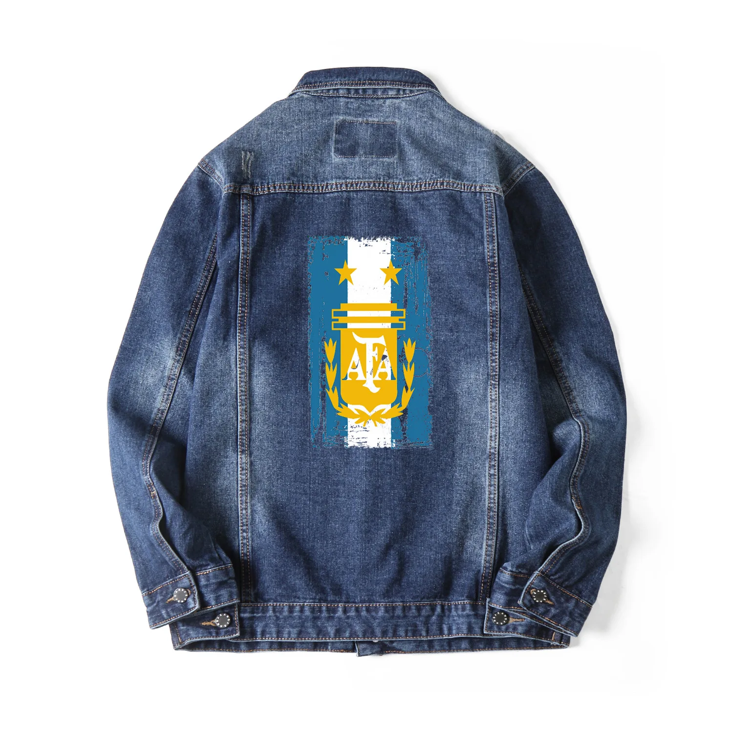 

Spring New Printed Denim Jacket Loose Men's Fashion Jacket