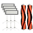 Боковая щетка AD-6 + 4 фильтра HEPA + 2 щетки с основным роликом для робота-пылесоса Xiaomi Vacuum 2 Roborock S50 S51 MI, запасные части