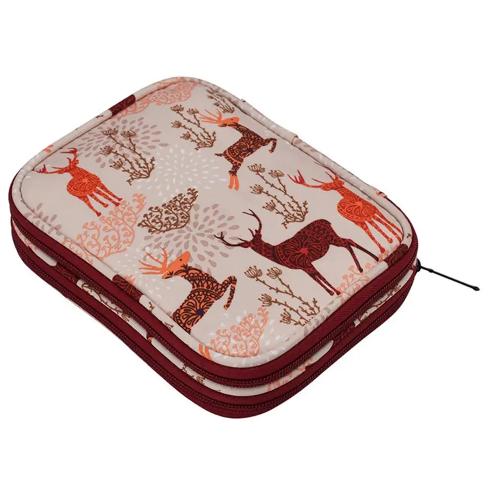 Маленькая сумка для хранения с рисунком оленя Sika ручного вязания крючком