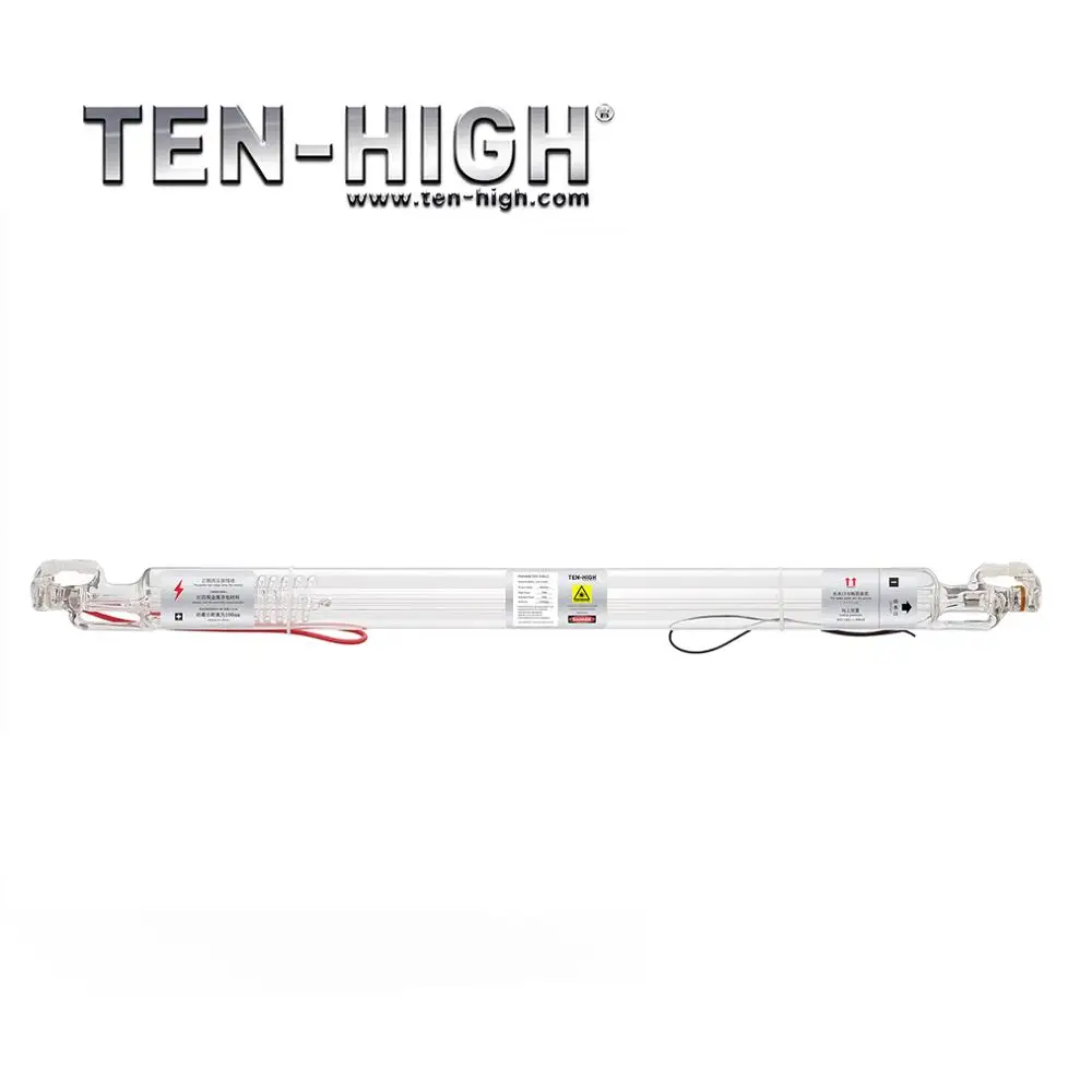 TEN HIGH лазерная трубка 20/30/40/50W CO2 Лазерная стеклянная лампа для лазерного источника