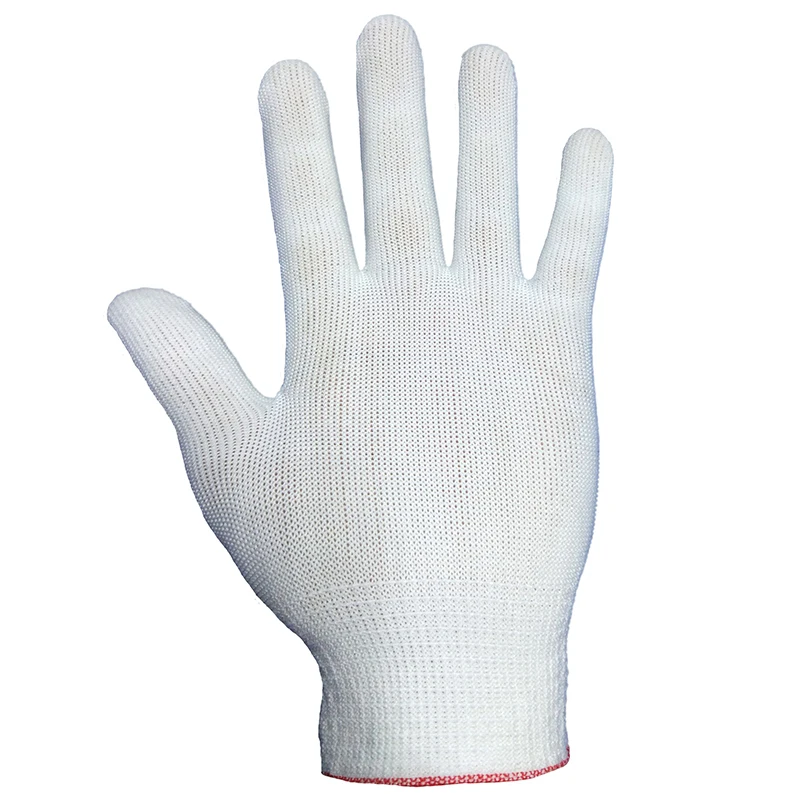 

Work 1Pairs Antistatic Gloves Women Men Nylon Guantes Breathable Anti-skid Thin Gloves Knit Labor Protection Gardening Gloves