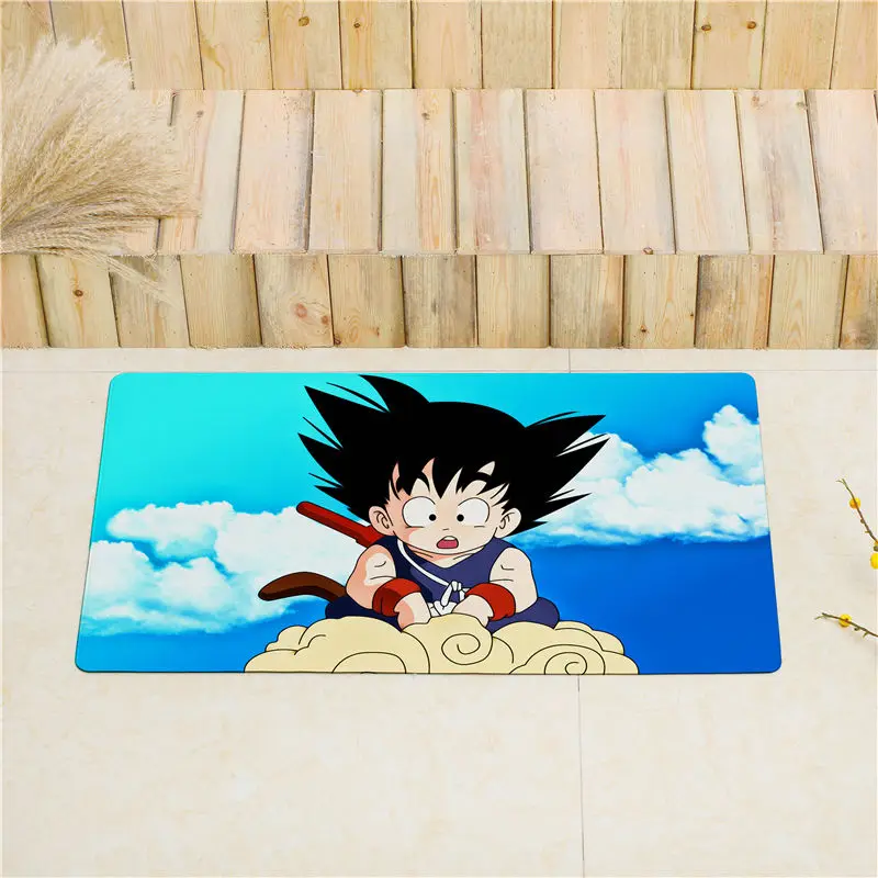 14 Dragon Ball Z входная дверь коврик кухонный коврик для напольные коврики нескользящий коврик для дома ПВХ мягкая кожа салон ковры водонепроницаемый ковер - Цвет: 14